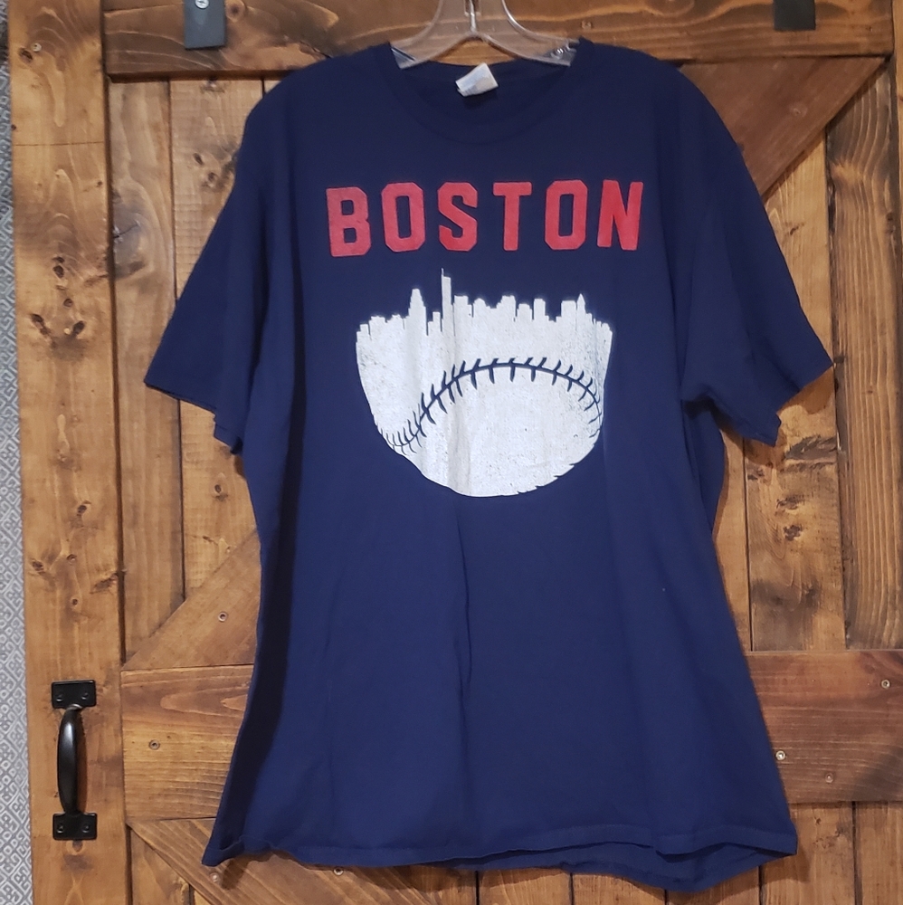 Mens 2X Boston Baseball T-shirt